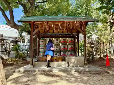 魚崎八幡宮神社の手水舎