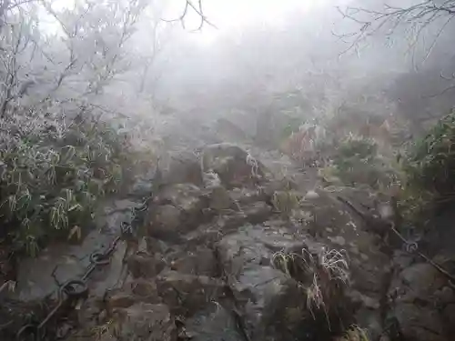 石鎚神社頂上社の自然