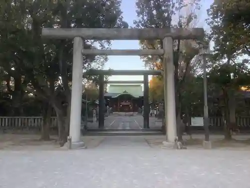 溝旗神社（肇國神社）の鳥居