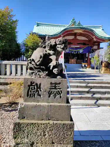 千住神社の狛犬