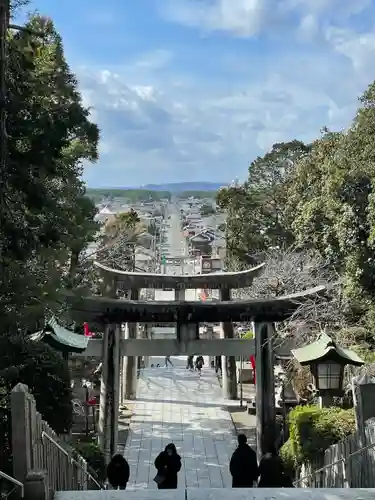 宮地嶽神社の鳥居