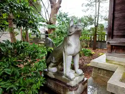 曽根神社の狛犬