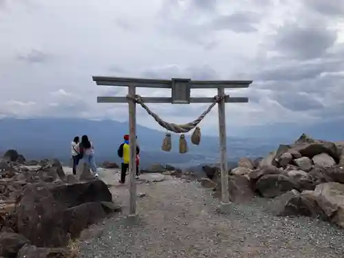 車山神社の鳥居