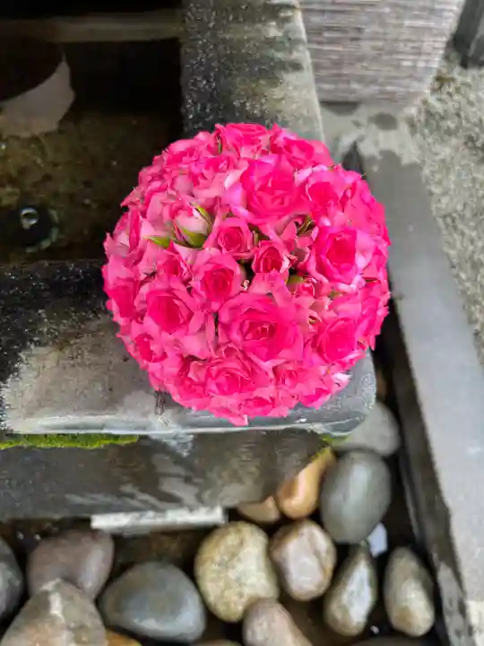 上尾御嶽神社の手水舎