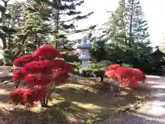 秋田県護國神社の庭園