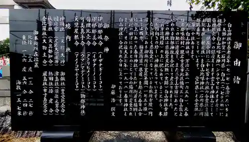 白山神社（二子町）の歴史