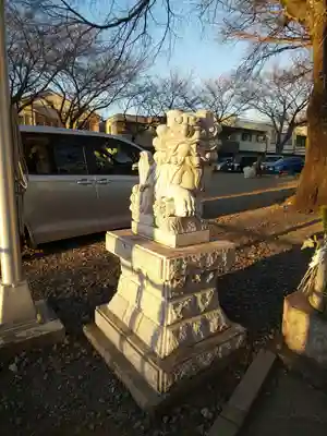 七郷神社の狛犬