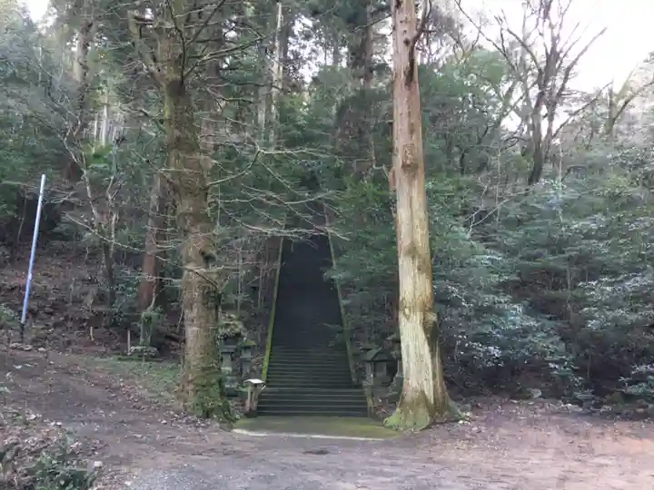 二上神社の自然