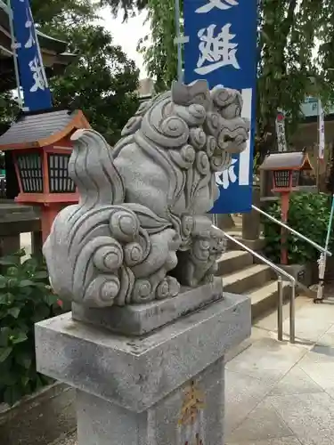 川越八幡宮の狛犬