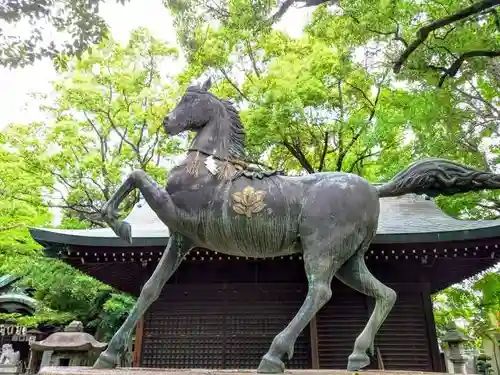 闇之森八幡社の狛犬