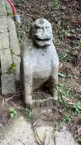 米川八幡神社の狛犬