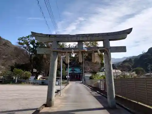 部田神社の鳥居