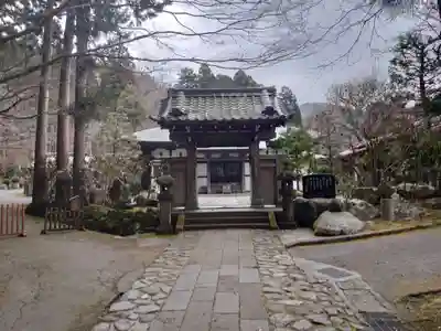 長安寺の山門・神門
