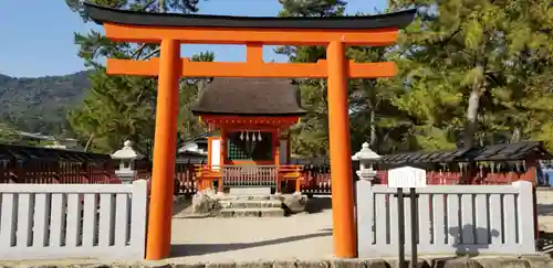 清盛神社の鳥居