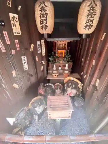 八兵衛明神の本殿・本堂