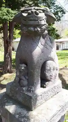 忍路神社の狛犬