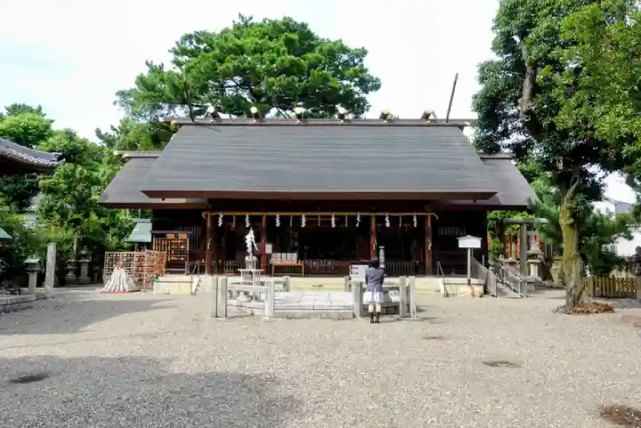 安久美神戸神明社の本殿・本堂