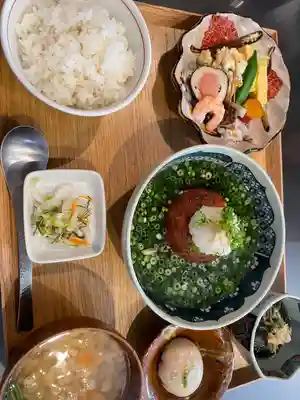 玉比咩神社の食事