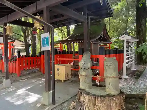 賀茂御祖神社（下鴨神社）の像