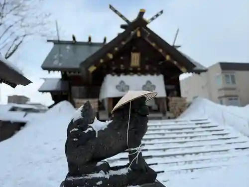札幌諏訪神社の狛犬