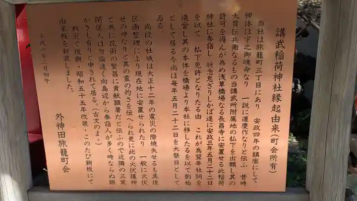 講武稲荷神社の歴史