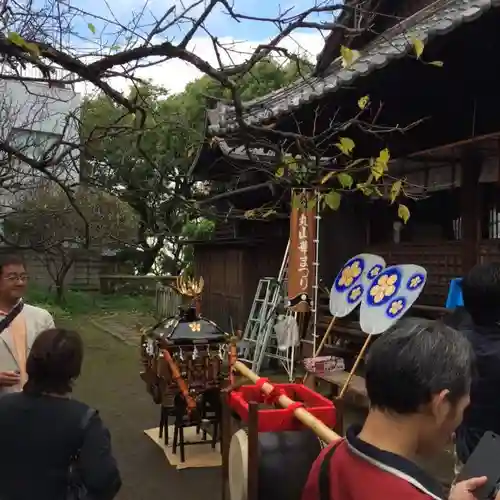 梅園身代り天満宮のお祭り