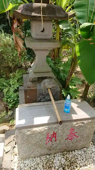 横浜御嶽神社の手水舎