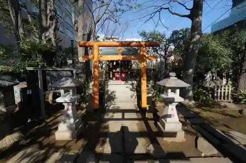 紀文稲荷神社の鳥居