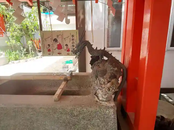 馬橋稲荷神社の手水舎