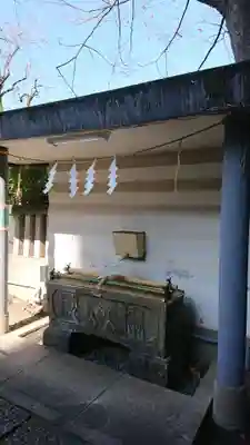 櫻田神社の手水舎