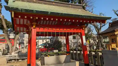 綱敷天満宮の手水舎