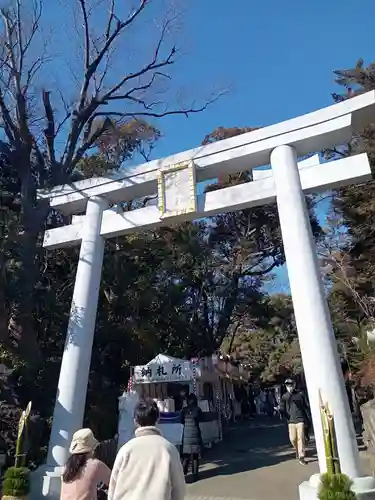 検見川神社の鳥居