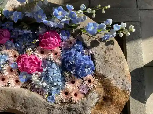 都波岐奈加等神社の手水舎