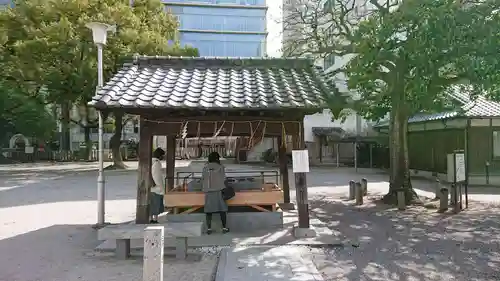 警固神社の手水舎