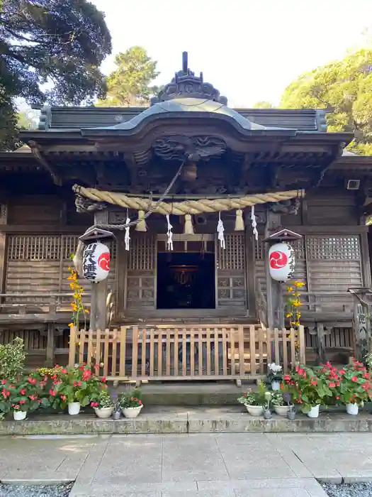 川尻八幡宮の本殿