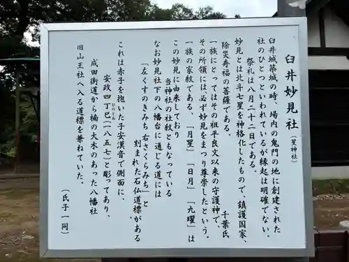 星神社(臼井妙見社)(千葉県)