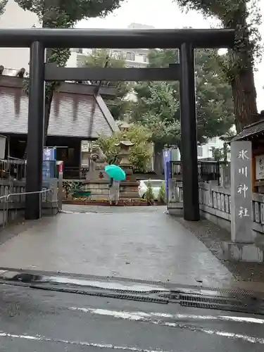 高円寺氷川神社の鳥居