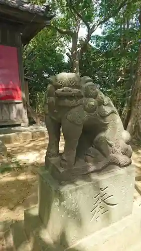 根神社の狛犬