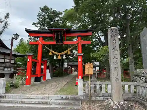 生島足島神社の鳥居