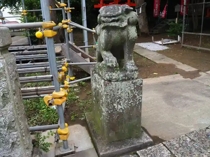 大津諏訪神社の狛犬
