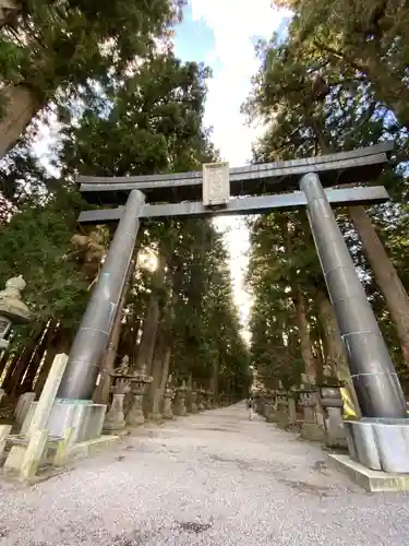 北口本宮冨士浅間神社の鳥居