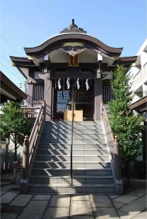 神楽坂若宮八幡神社の本殿・本堂