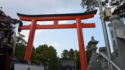 湯倉神社の鳥居