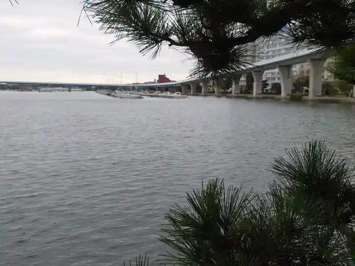 琵琶島神社の周辺