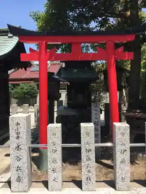 善光寺別院願王寺の鳥居