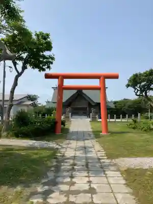 天塩厳島神社の鳥居
