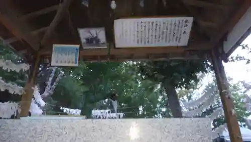 常呂神社の手水