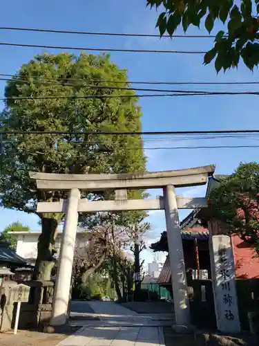 麻布氷川神社の鳥居