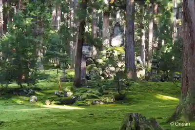 平泉寺白山神社の庭園