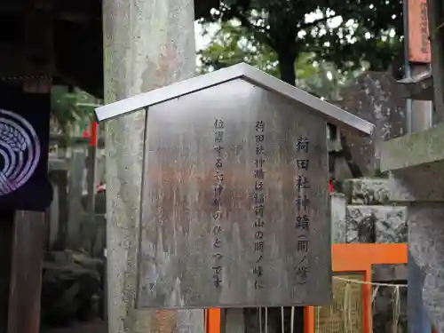 伏見稲荷大社間ノ峰（荷田社神蹟・ 伊勢大神）(京都府)